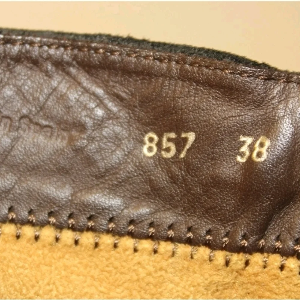 The Art Company Black Leather Ankle Boots Made In Spain Sz 38 - Picture 6 of 7